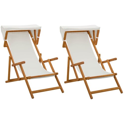  Ležaljka 2 pcs 3 Pozicija Čvrsto drvo eukaliptusa Krem Slike