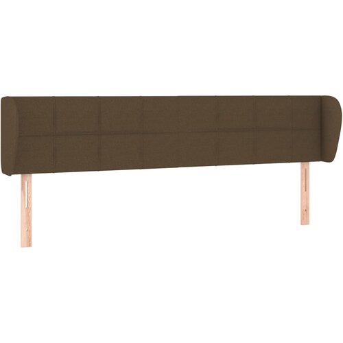 Maison Chic Vzglavna omarica - Nočna omarica - Posteljna omarica z ušesi temno rjavo 203x23x78/88 cm blago, (21709911) Cene