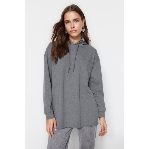 Trendyol Sweatshirt - Black - Regular fit Slike
