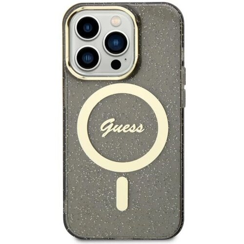 Guess OVITEK ZLAT Z BLE&Scaron;ČICAMI MAGSAFE OVITEK ZA IPHONE 11 XR ČRN, (21834571) Cene