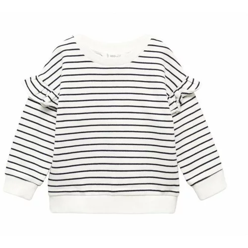 MANGO KIDS Sweater majica 'Ona' mornarsko plava / bijela