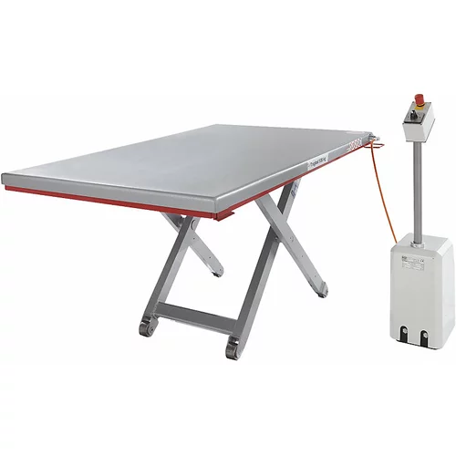Flexlift Ploska dvižna miza, serija G, nosilnost 1000 kg, območje dviga 80 - 750 mm, DxŠ 1450 x 900 mm, trifazni tok 400 V