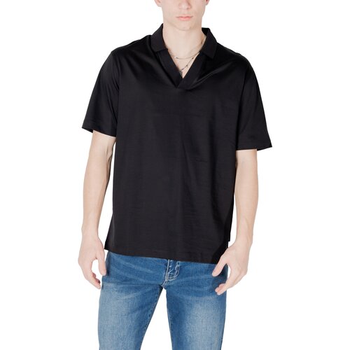 EAX Polo majice kratki rokavi XM000492 AF10364 Črna Cene