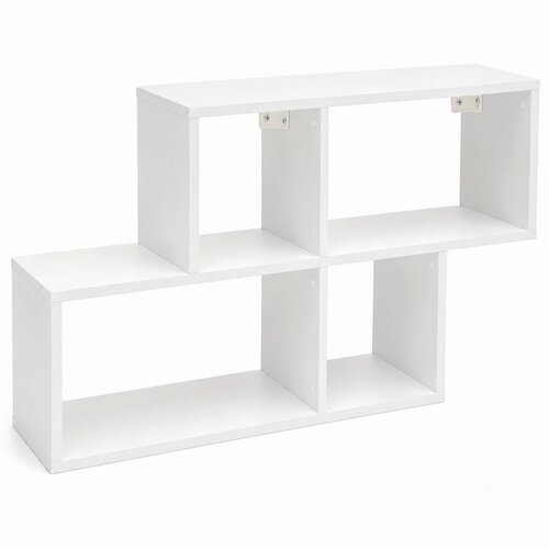 MID.YOU STENSKI REGAL 100/53/20 cm bela Cene