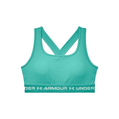 Under Armour UA Mid Crossback Heather Women's Bra, Neptune Light Heather - XS, (20489995) Cene
