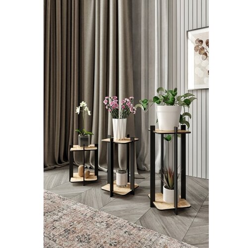Hanah home drveni stalak za cveće Flower Desk Square Slike