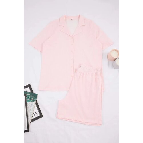 Trendyol Ženski set pidžama Tbbaw26Ai00060, Roze Cene