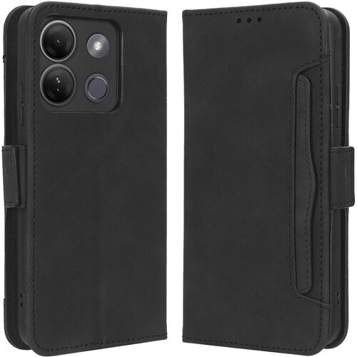 INORCO Za Infinix Smart 7 Plus/Smart 7 (Indija) 4G telefonska torbica z več režami za kartice, PU usnjeni ovitek za telefon s stojalom, (22033579) Cene