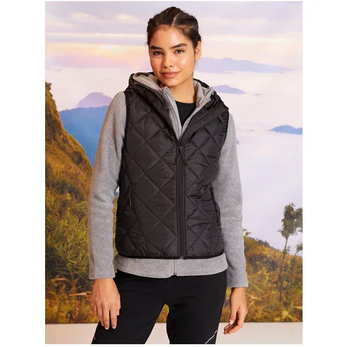 LC Waikiki Hooded Quilted Women's Outdoor Inflatable Vest