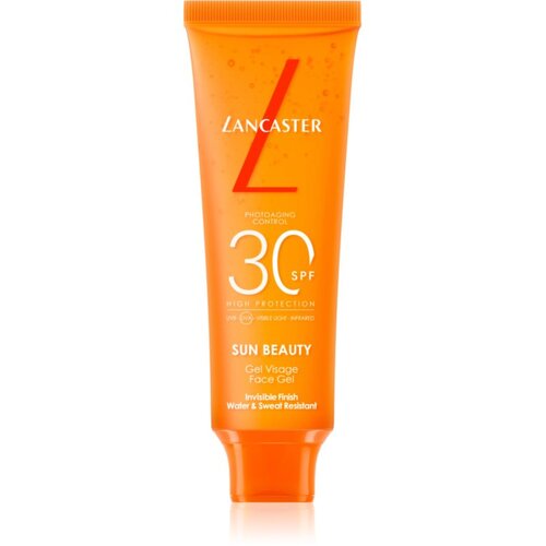 Lancaster Sun Beauty Invisible Face Gel SPF30 vodoodporna za&amp;scaron;čita pred soncem za obraz 50 ml unisex Slike