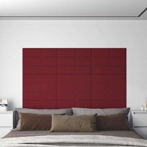  Zidne ploče 12 kom boja vina 60 x 15 cm bar&amp;scaron;unaste 1 08 m&amp;sup2; Slike