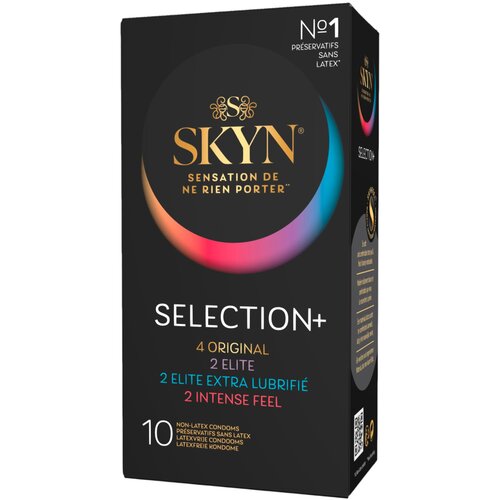 SKYN Selection+ - izbor kondomov brez lateksa (10 kos) Slike