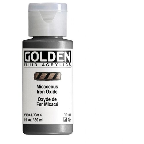  GOLDEN tečna iridescentna akrilna boja 30 ml | 2460 iron oxide mica Slike