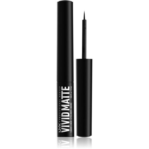 NYX Professional Makeup Vivid Matte tekoče črtalo za oči z mat učinkom odtenek Black 4 ml Cene