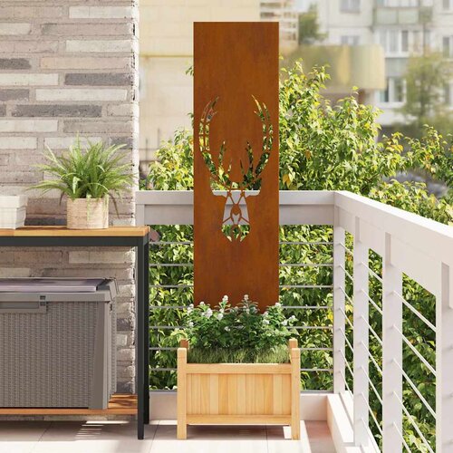 VidaXL Dekorativni panel za vrt Rjav 32 x 140 cm Slike