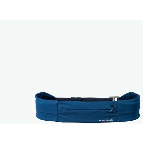 Nathan Adjustable Fit Zipster Blue Running Belt Slike