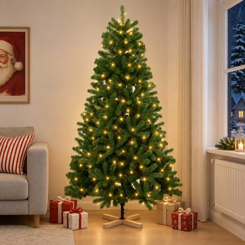  Umjetno božićno drvce s kuglicom 300 LED lampica Cijene