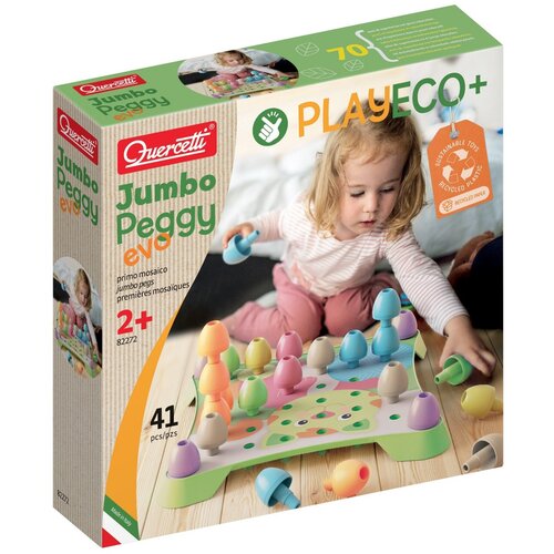 Quercetti Quercetti: Play Eco Jumbo Peggy Evo 41kom set Cene