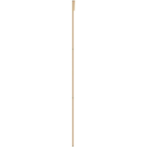 VidaXL Klizna vrata zlatna 76x205 cm matirano staklo ESG i aluminij Slike