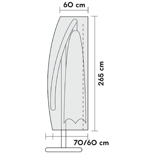 SENSUM Za&amp;scaron;titna navlaka za suncobran (Poliester, Namijenjeno za: Viseći suncobrani do &amp;Oslash; 450 cm) Slike
