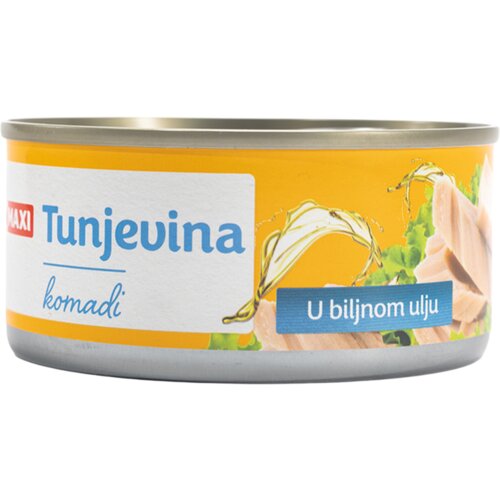 Maxi tunjevina komadi u biljnom ulju 160g Slike