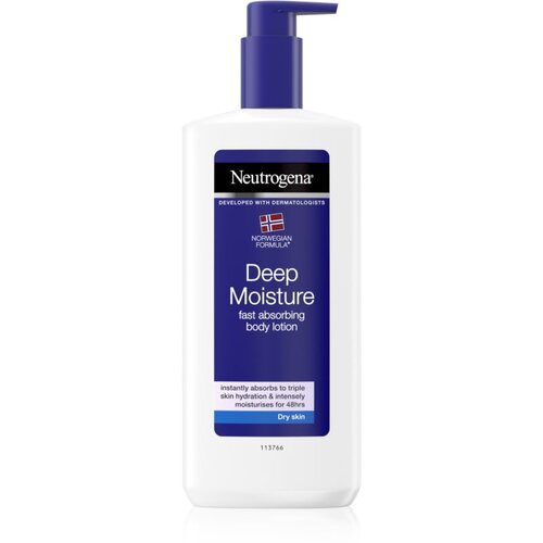 Neutrogena Norwegian Formula&amp;reg; Deep Moisture globinsko vlažilno mleko za telo za suho kožo 400 ml Slike