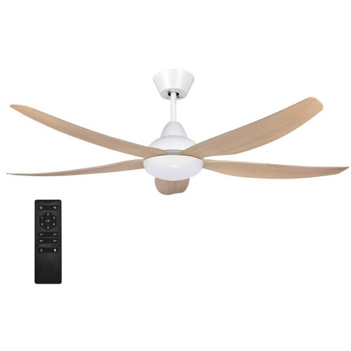 Prosto beli plafonski ventilator 142cm, 5 elisa, led CFB5605L-5/50WH Cene