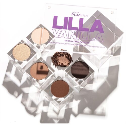 Inglot PlayInn paleta senčil za oči odtenek Lilla Vanilla Slike