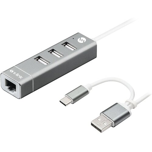 S-link adapter Svapp SV-U222 Tipe-C & USB 2.0 3 porta USB Cene