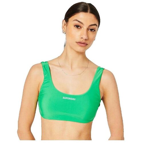 Superdry Kopalke ločene Haut de bikini Code Essential Zelena Cene