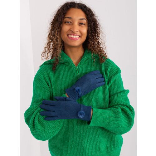 Wool Fashion Italia Gloves-AT-RK-23904.27-dark blue Cijene