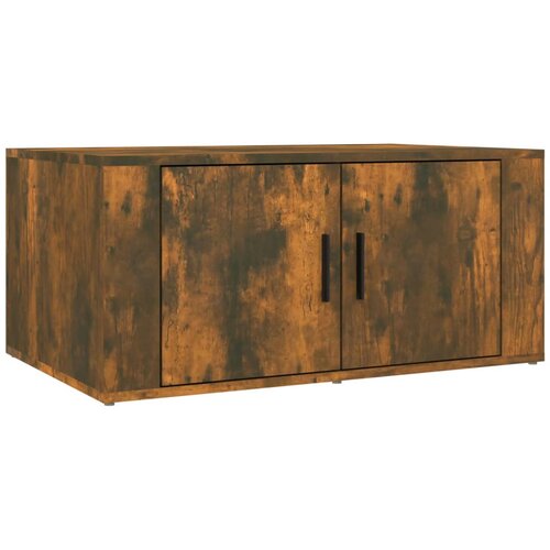 Maison Chic Klubska mizica - kavna mizica - Nizka mizica dimljeni hrast 80x50x36 cm inženirski les, (21755257) Cene