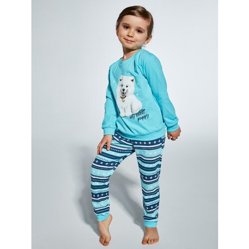 Cornette Pyjamas Kids Girl 594/166 Sweet Puppy length/r 86-128 turquoise Slike
