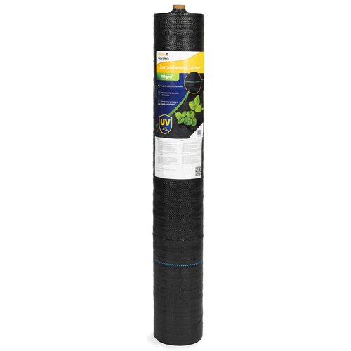 Multi Garden crna UV-otporna agrotekstilna tkanina 150 g/m&amp;sup2; protiv korova 1,6 &amp;times; 20 m, s klinovima Slike