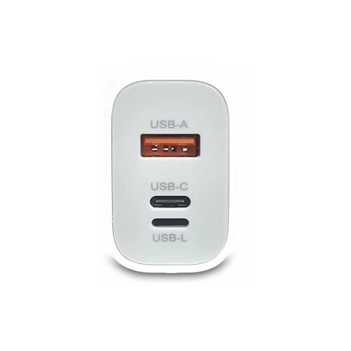 BAVIN Bavitel punjač 30W Usb A/Type C/IOS + kabl Type C/Lightning bela KeKe-PD004 Slike