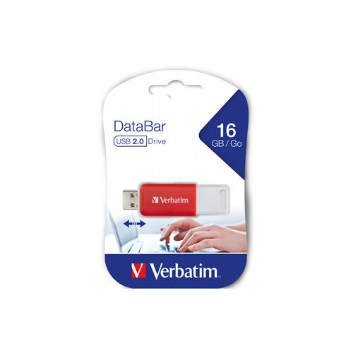 Verbatim usb memorijski stik 2.0 16GB, crveni, databar Slike