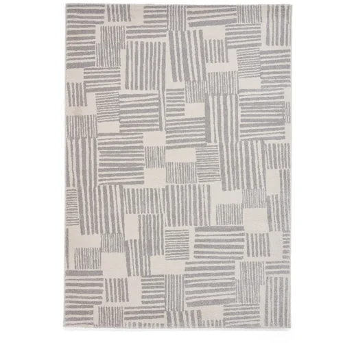 Catherine Lansfield Svijetlo sivi tepih 120x170 cm Blocks –