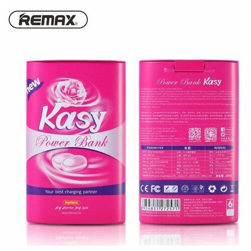 Remax Kasy RPP-64 Power Bank 10000mAh pink Slike