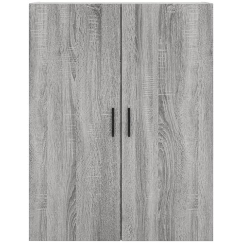  Visoka komoda siva sonome 69,5x34x180 cm od konstruiranog drva Slike