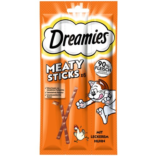 Dreamies Meaty Sticks - Piletina (6 x 5 g) Slike