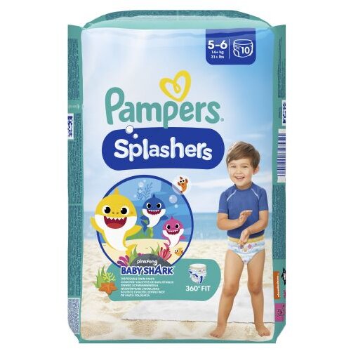 Pampers Pants Splashers, kupaće pelene-gaćice za pouzdanu za&amp;scaron;titu u vodi Slike