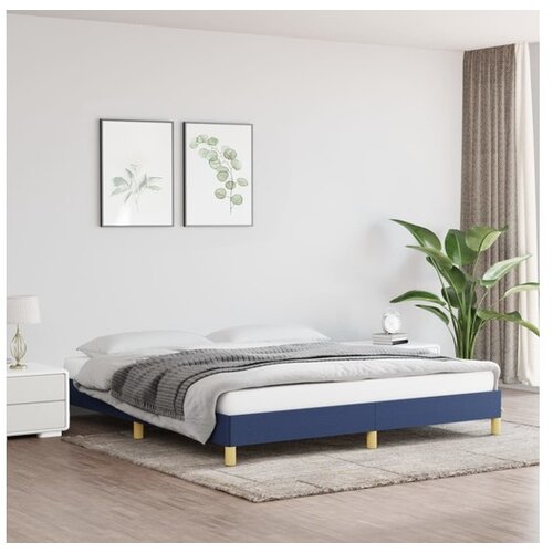  Okvir Za krevet plavi 180x200 cm od tkanine Cene