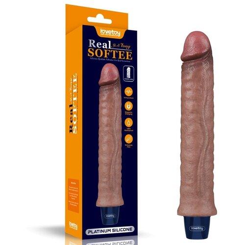 X-Men REAL SOFTEE Rechargeable Silicone Vibrating Dildo Lvtoy00714 Slike