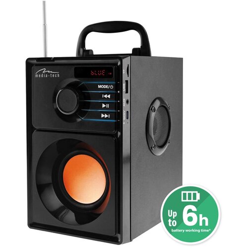Media Tech Media-Tech BOOMBOX BT 15 W Stereo portable speaker Black Cijene