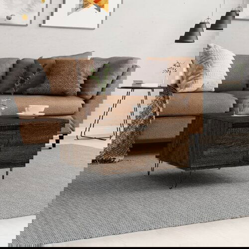 vidaXL Stolić za kavu boja hrasta 55 x 55 x 36 5 cm konstruirano drvo Cijene