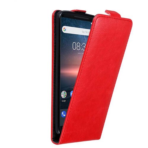 Cadorabo Ohi&scaron;je, združljivo z Nokia 8 Sirocco v rdeče jabolko - Za&scaron;čitni ovitek v obliki flipa z magnetnim zapiranjem, (20552347) Cene
