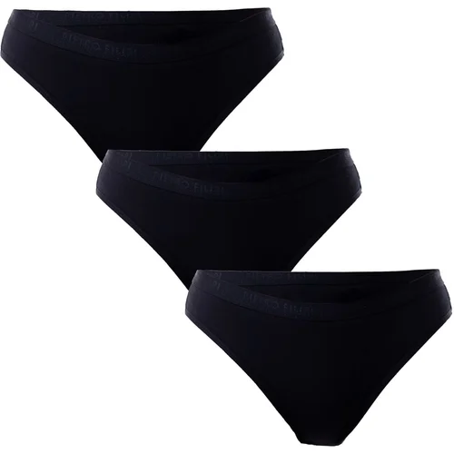 Pietro Filipi 3PACK women's panties black