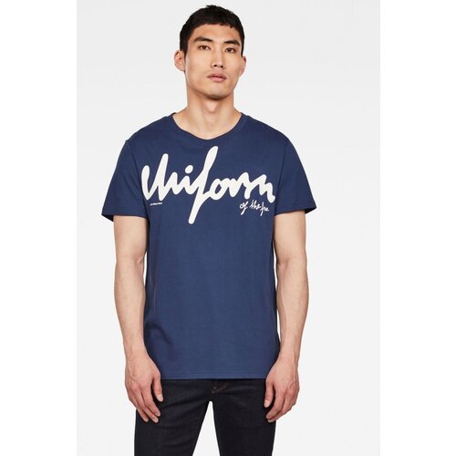 G-star T-shirt - G-STAR Graphic 14 r t ss blue Cijene