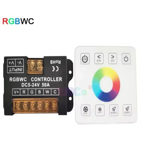  rgbwc led kontroler 50A 5&ndash;24V touch wireless Cene