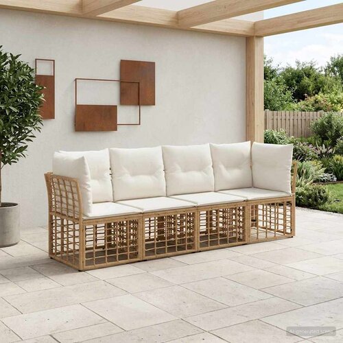  Set vanjskih sofa Prirodna Poliester Cene